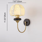 Traditional Pattern Fabric Wall Light