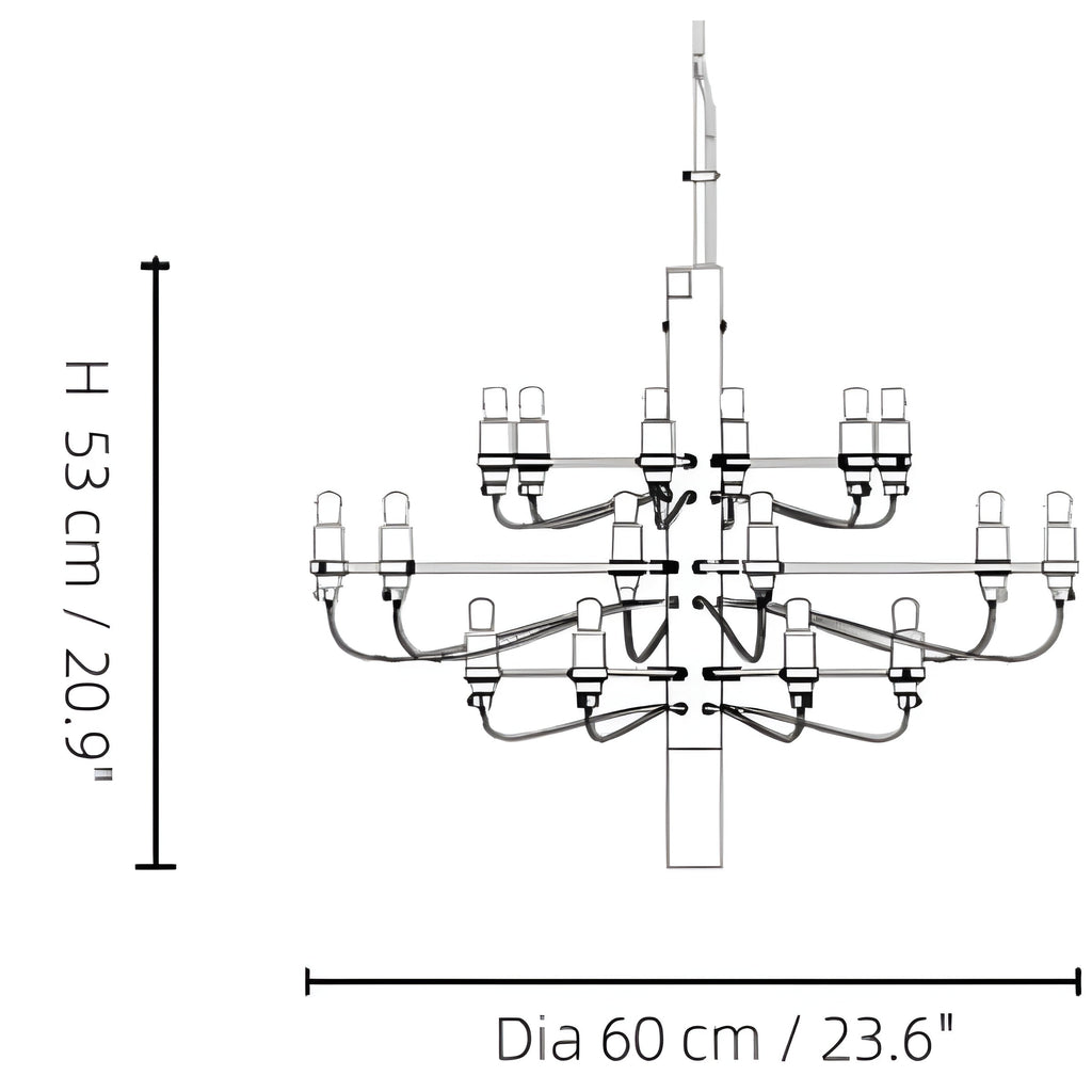 Luxury Bloom LED Multi Light chandelier