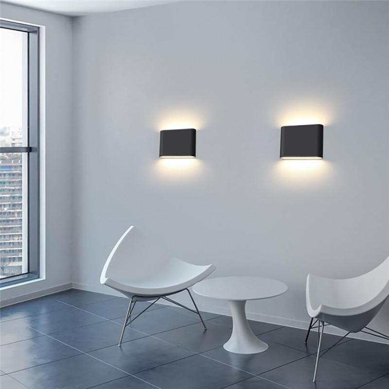Modern Rectagulart Metal Outdoor Wall Light