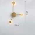 Nordic Creative Multi-Disc Line Wall Light