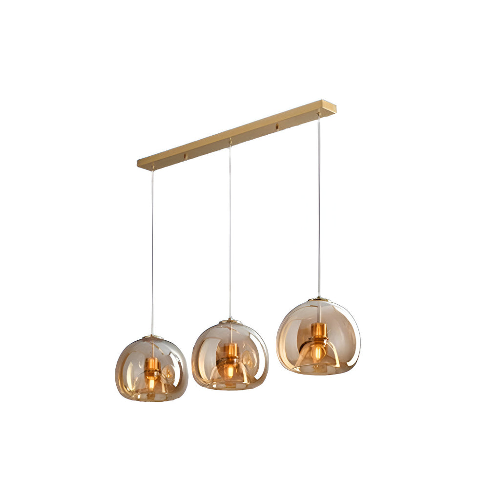 Nordic Minimalist Glass Stone LED Pendant Light