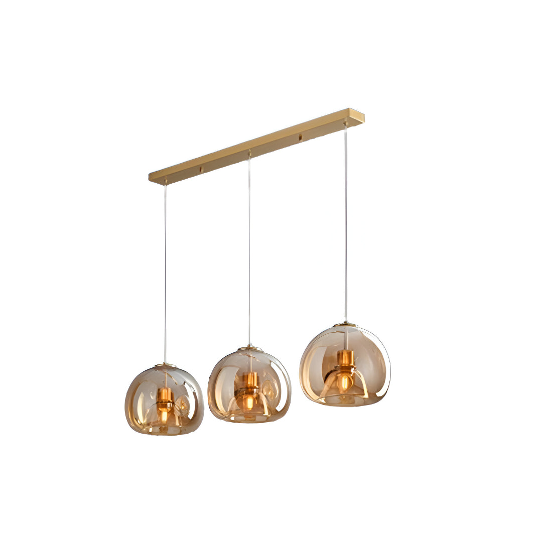 Nordic Minimalist Glass Stone LED Pendant Light
