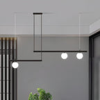 Nordic Glass Linear Luxury Pendant Light