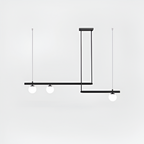 Nordic Glass Linear Luxury Pendant Light