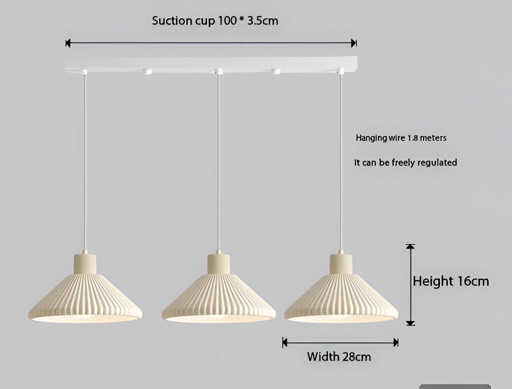 Designer Resin Island Pendant Light