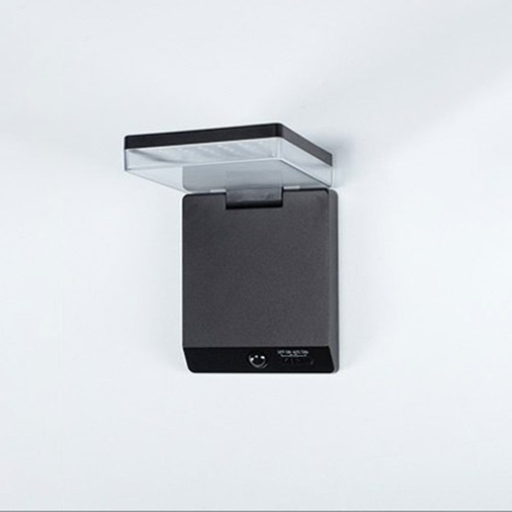 Modern Acrylic Solar Sensor  IP65 Waterproof Outdoor Wall Light