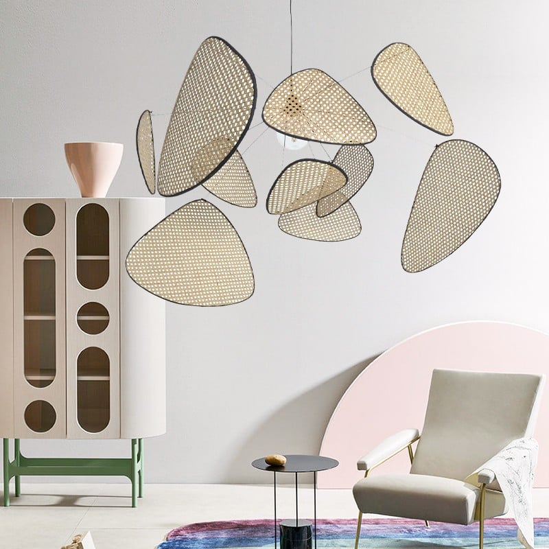 Handmade Bamboo Rattan Wall Light