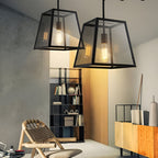 Arlo Retro Industrial Glass Pendant Light