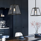 Arlo Retro Industrial Glass Pendant Light