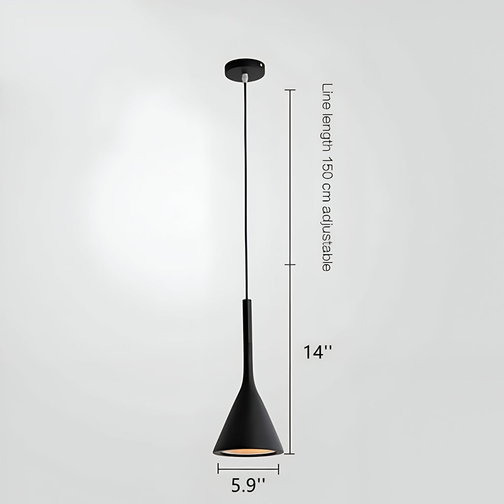 Nordic Conic Cement Scandinavian Design Pendant Light