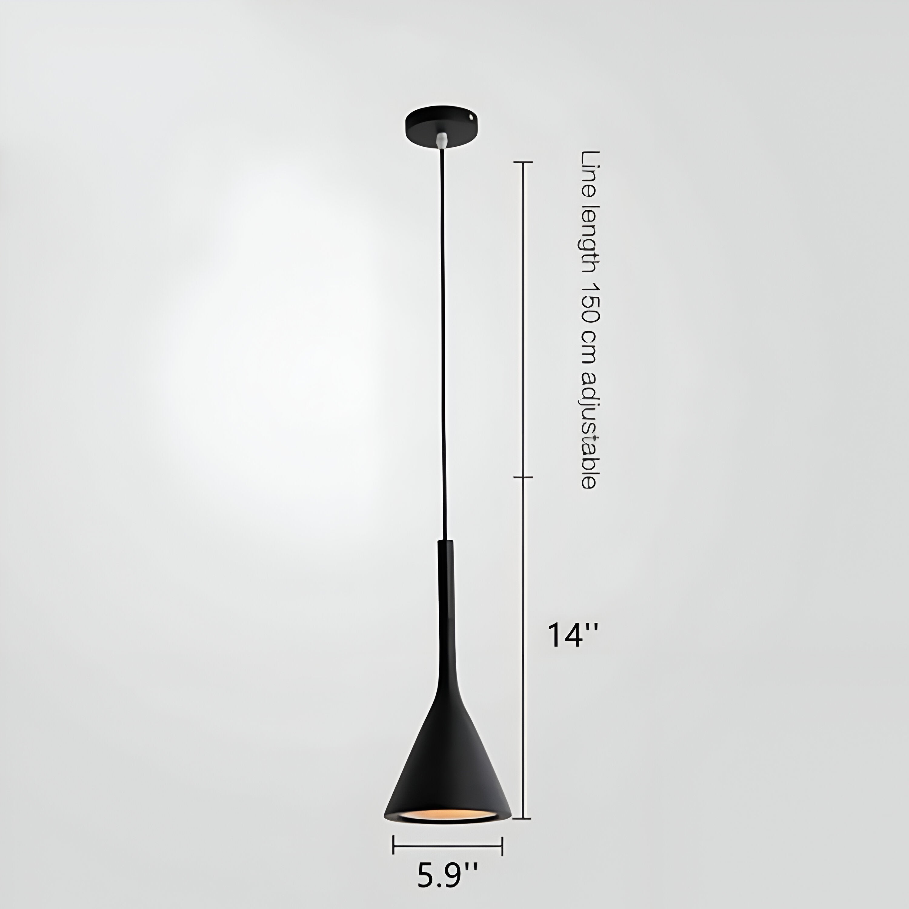 Nordic Conic Cement Scandinavian Design Pendant Light