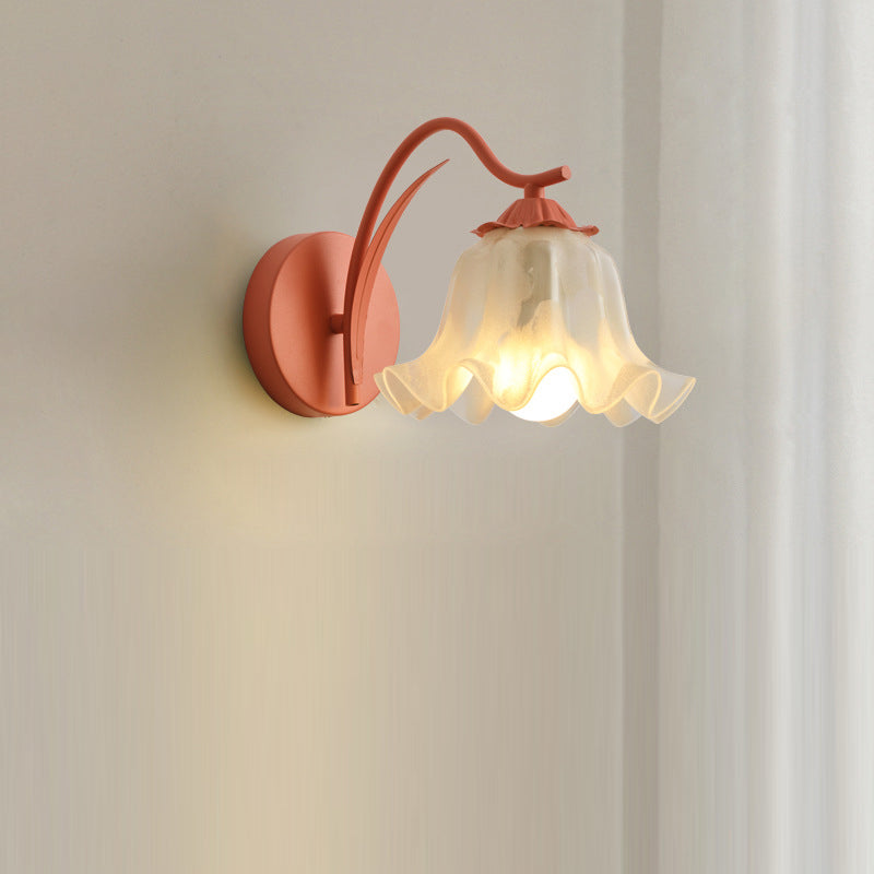 French Flower Acrylic Wall Light