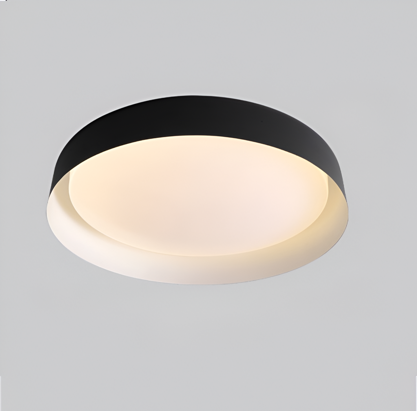 Wabi-Sabi Style Wood Grain Round Ceiling Light