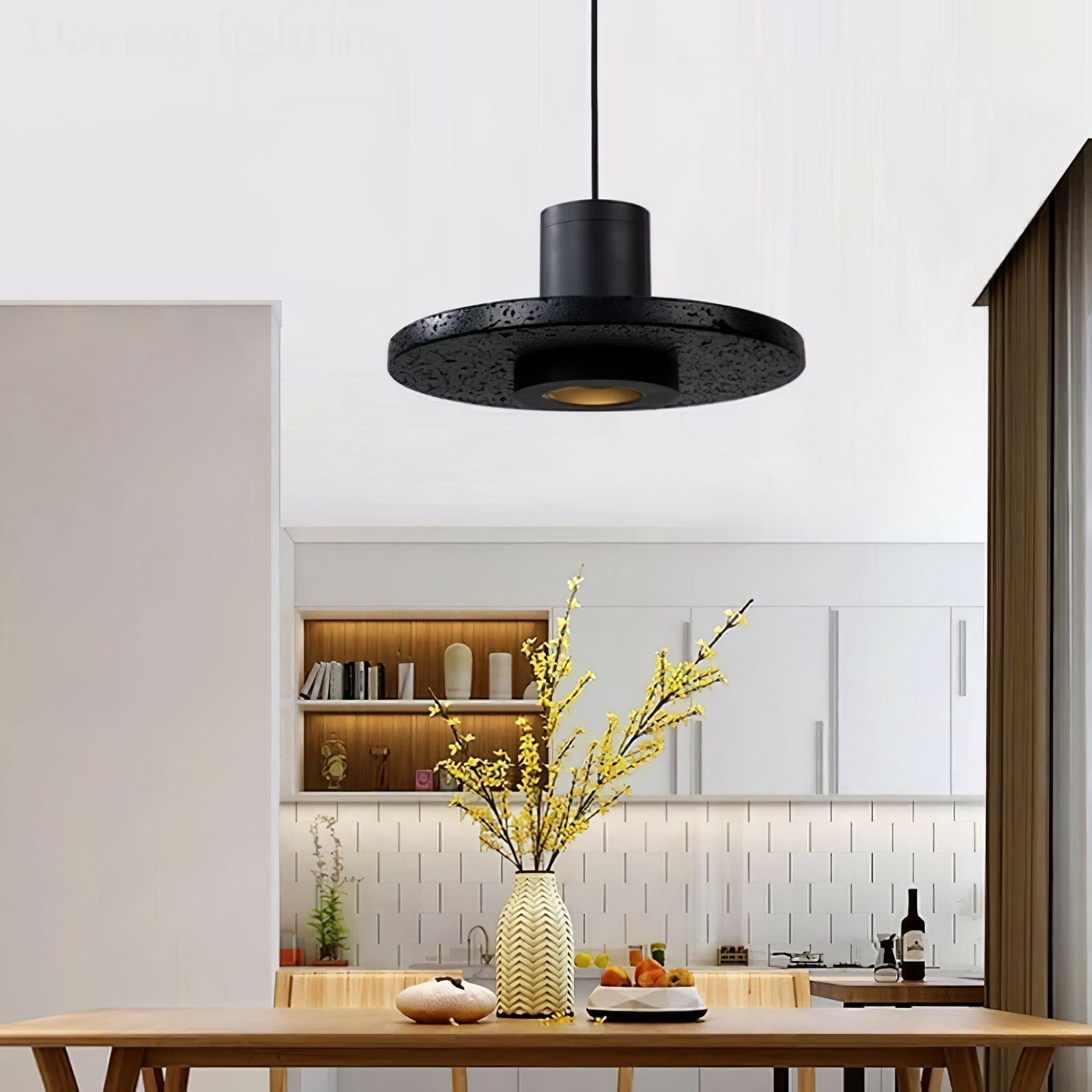 Vulkana Lava Travertine Pendant Light