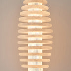 Scandinavian Round Hollow Acrylic LED Pendant Light