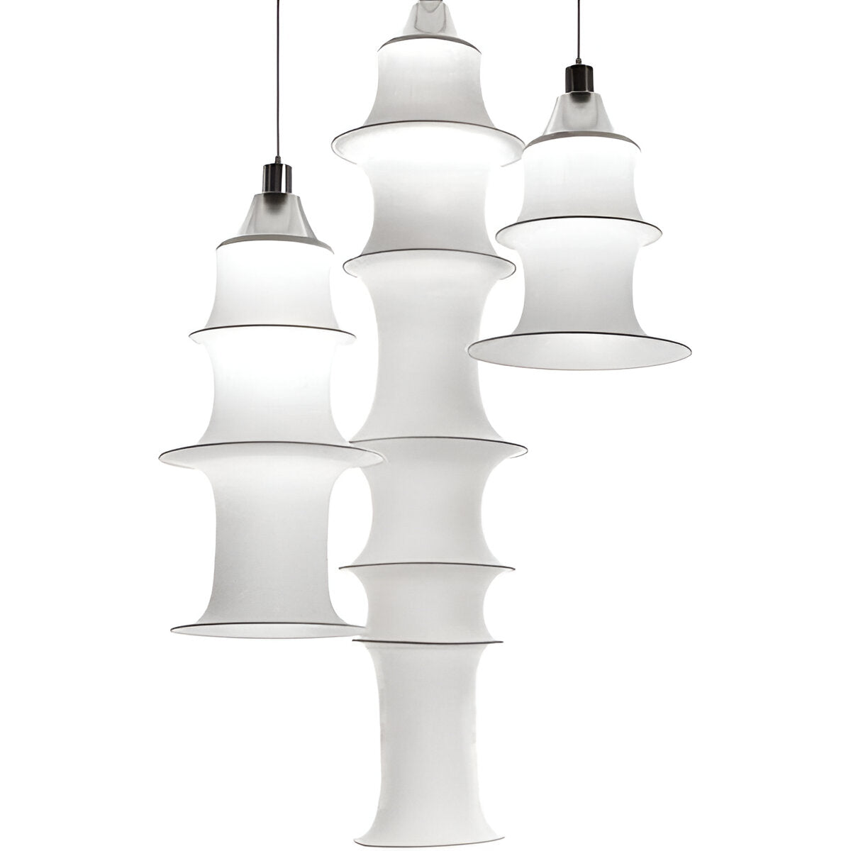Japandi Falkland Fabric Pendant Light