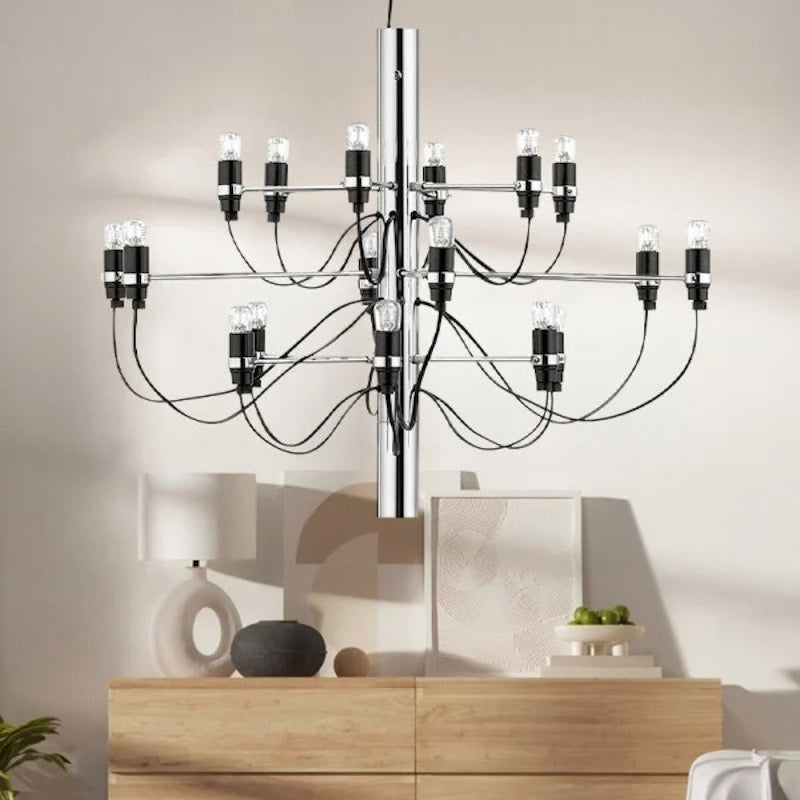 Luxury Bloom LED Multi Light chandelier