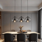 Nordic Minimalist Glass Stone LED Pendant Light