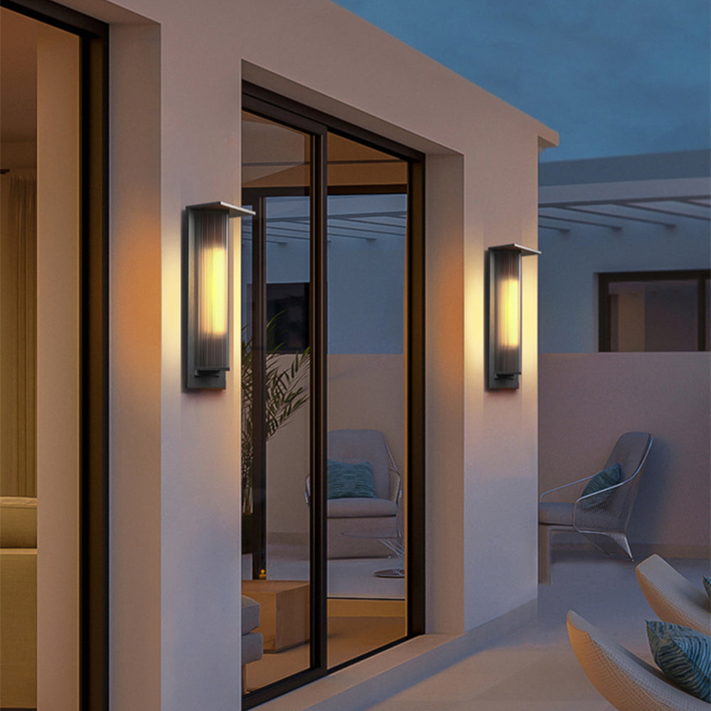 Orvyn Modern Minimalist Acrylic Outdoor Wall Light