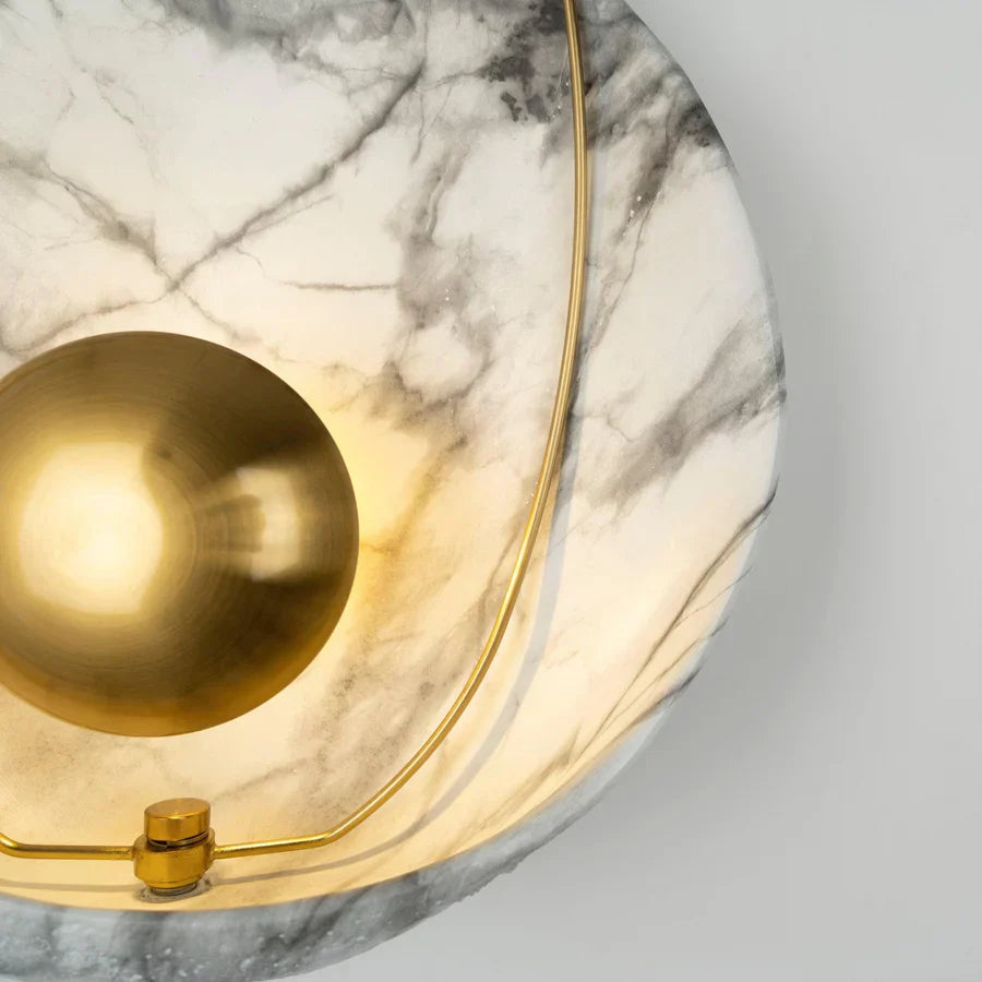 Artisan Shell Resin Wall Light
