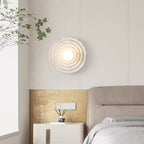 Wabi-Sabi Resin Round Circle Wall Light