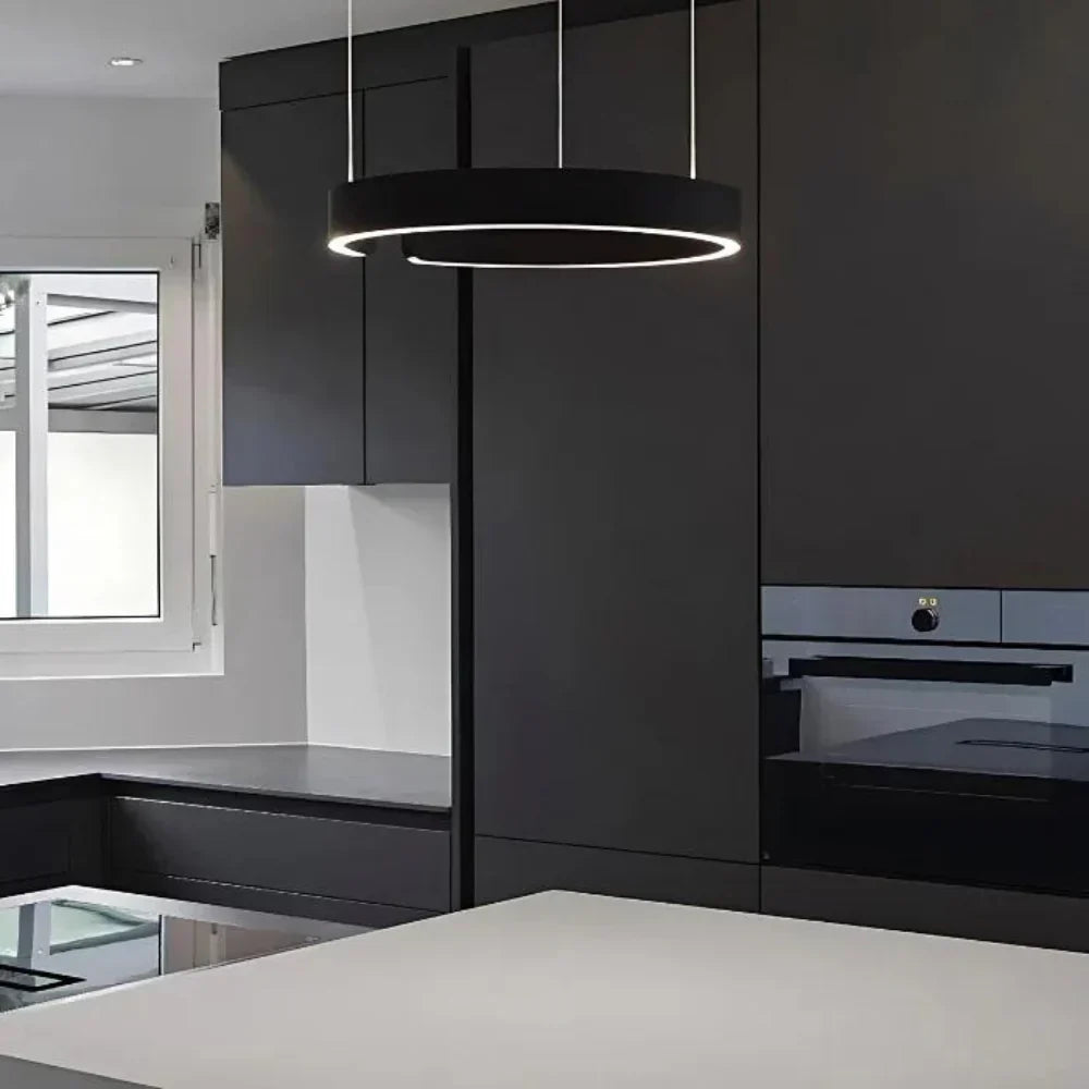 Circular Style Nordic Fused Aluminum Pendant Light