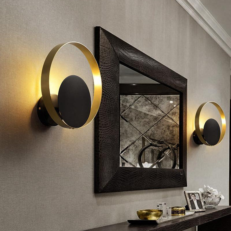 Eclipse Retro Circle Wall Light