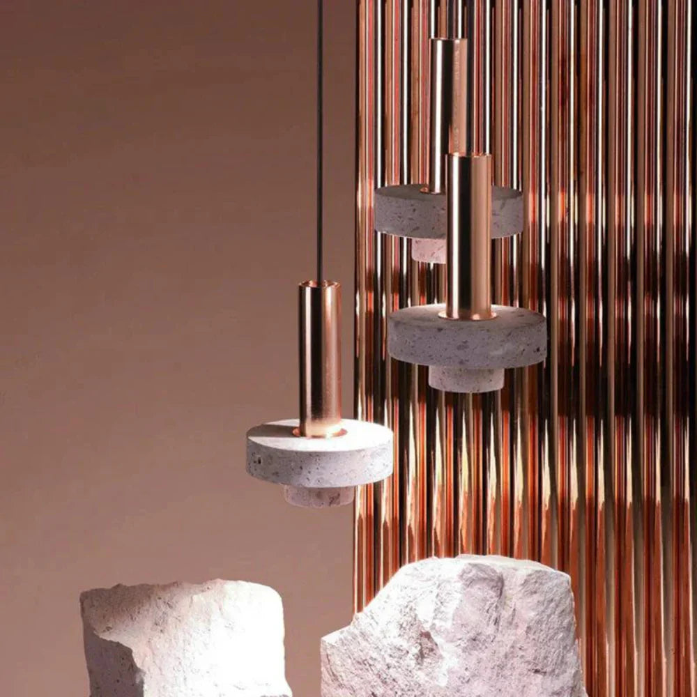 The Colored Terrazzo Ceiling Light