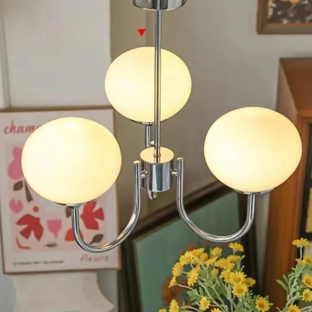 Marshmallow Modern Glass Chandelier