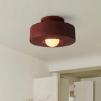 Ethereal Circle Nordic Resin LED Minimalist Ceiling Lamp