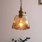 Aurex Vintage Brass Globe Pendant Light