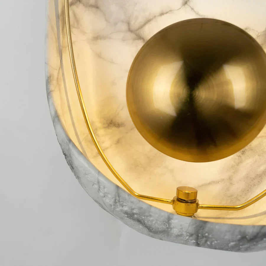 Artisan Shell Resin Wall Light