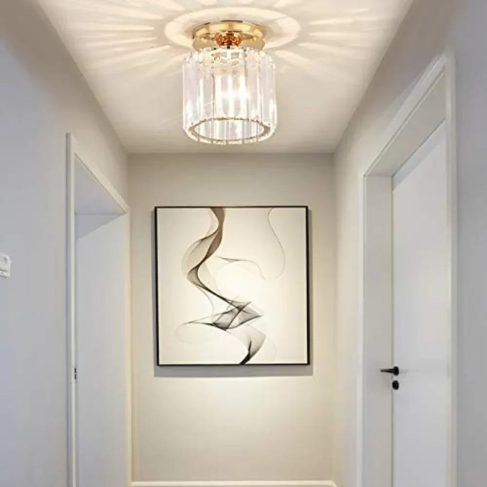 Minimalist Glow Black Flush Mount