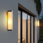 HaloGuard Semi Dome Outdoor Glass Wall Lamp