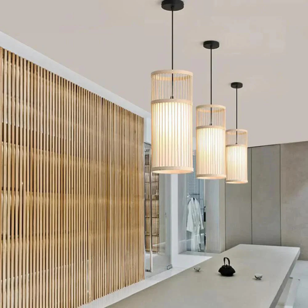 The Braided Cylinder Pendant Light