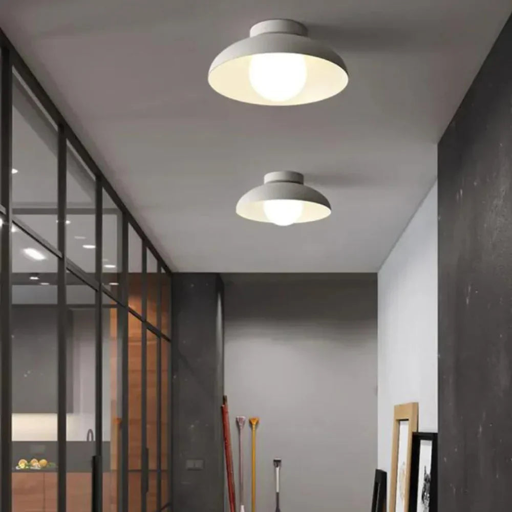 Radiant Translucent Glow Nordic Glass Ceiling Light