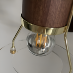 Japanese Retro Style Walnut Haughanv Wall Light