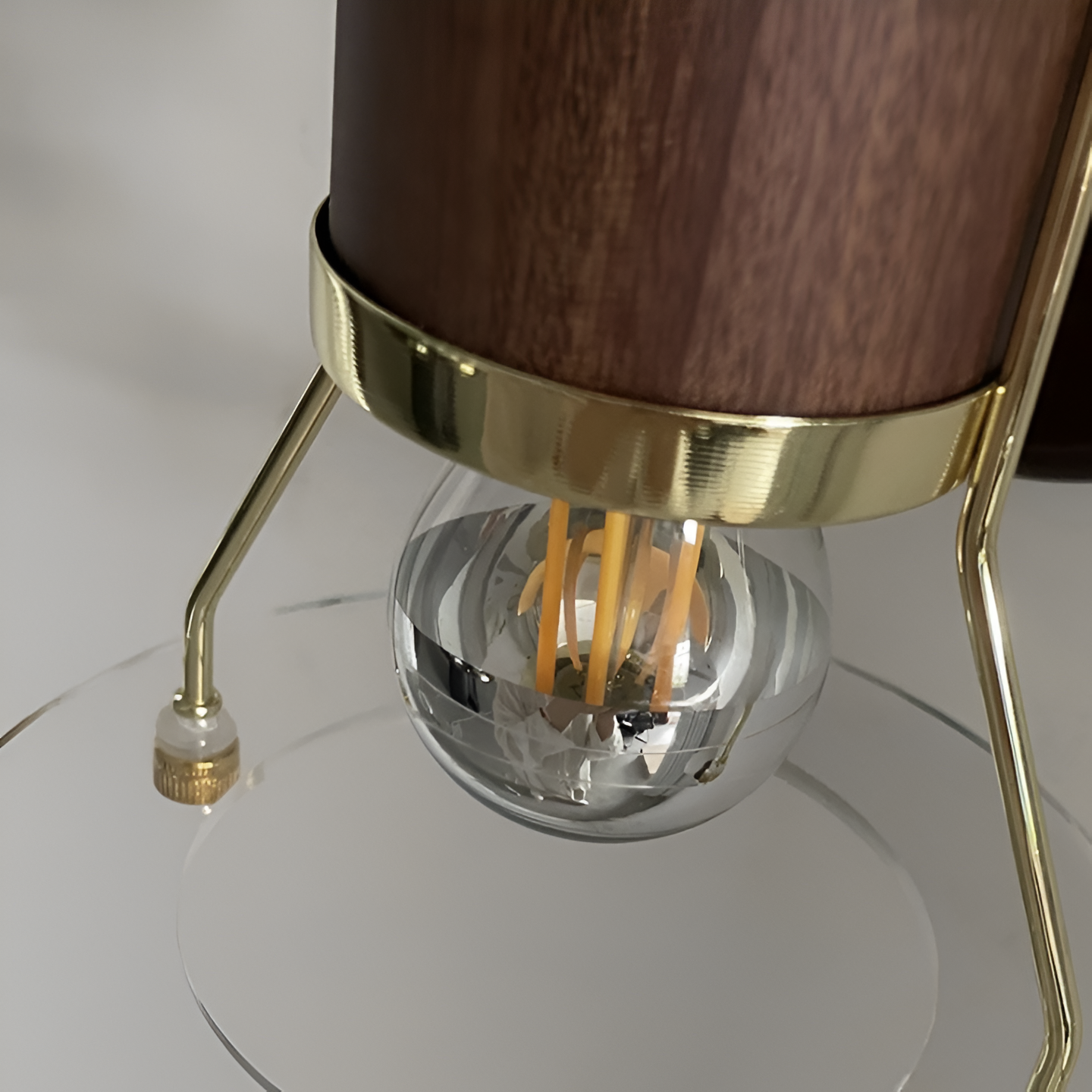 Japanese Retro Style Walnut Haughanv Wall Light