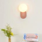 Luma Nordic Glass Orb Wall Light