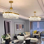 Squillo Nordic Glass Crystal Chandelier