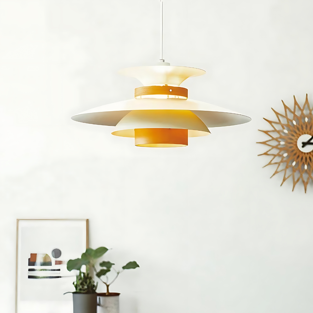 Aurora of Stillness Nordic Iron Pendant Light