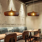 Asahi Japandi Solid Wood Pendant Light