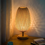 Handcrafted Sustainable Bamboo Table Lamp
