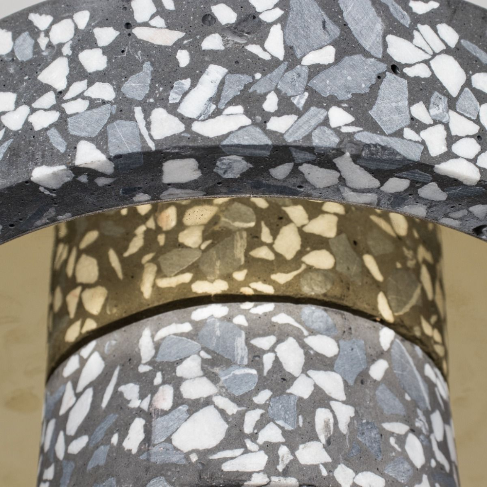 The Colored Terrazzo Ceiling Light