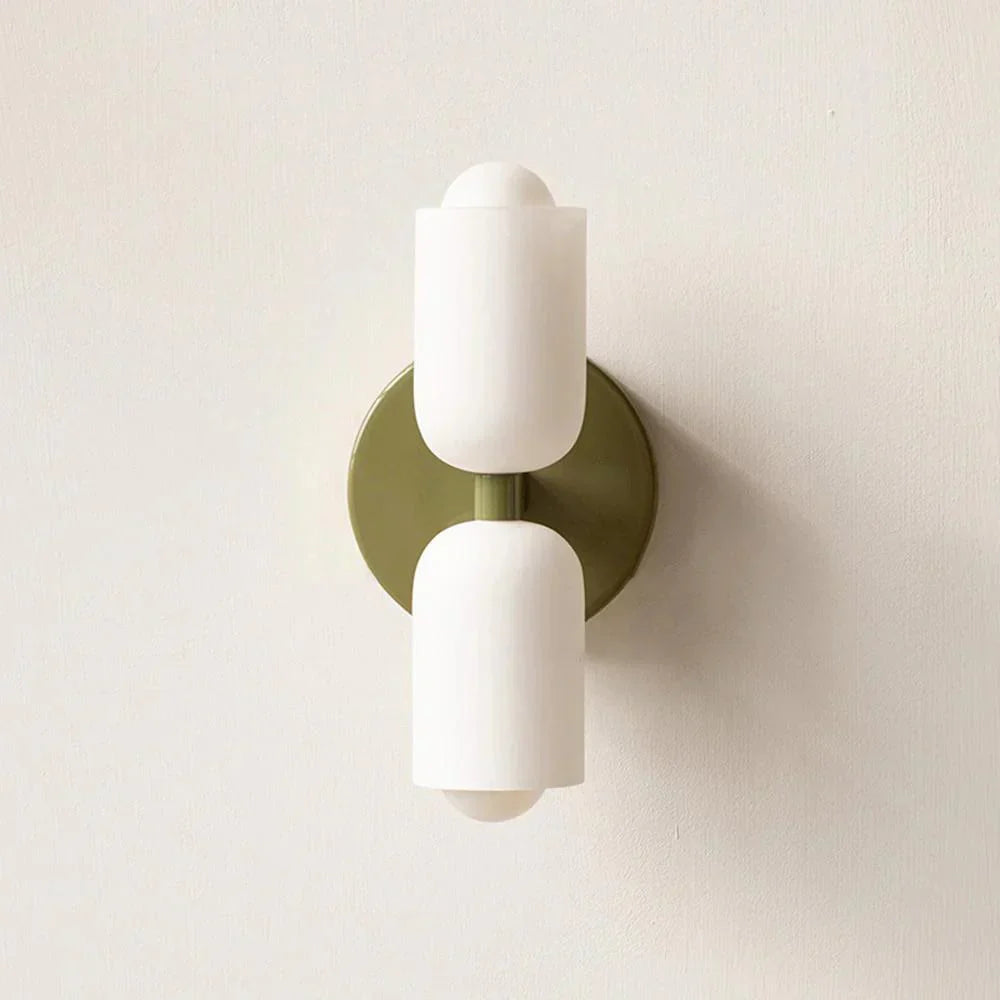 Elegance Cream Acrylic Metal Base Minimalist Wall Light