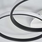 Modern Black Metal Chandelier Ceiling Light
