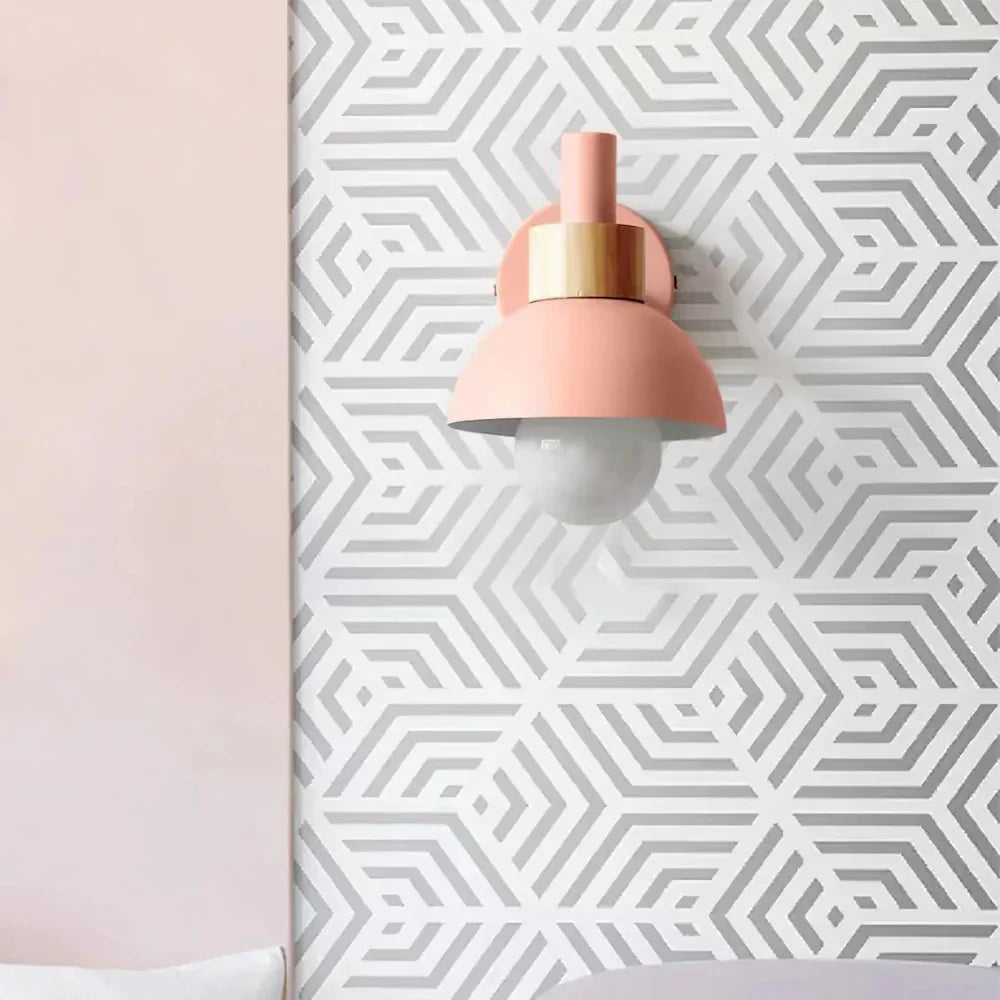 Macaron Nordic Iron Wall Lamp