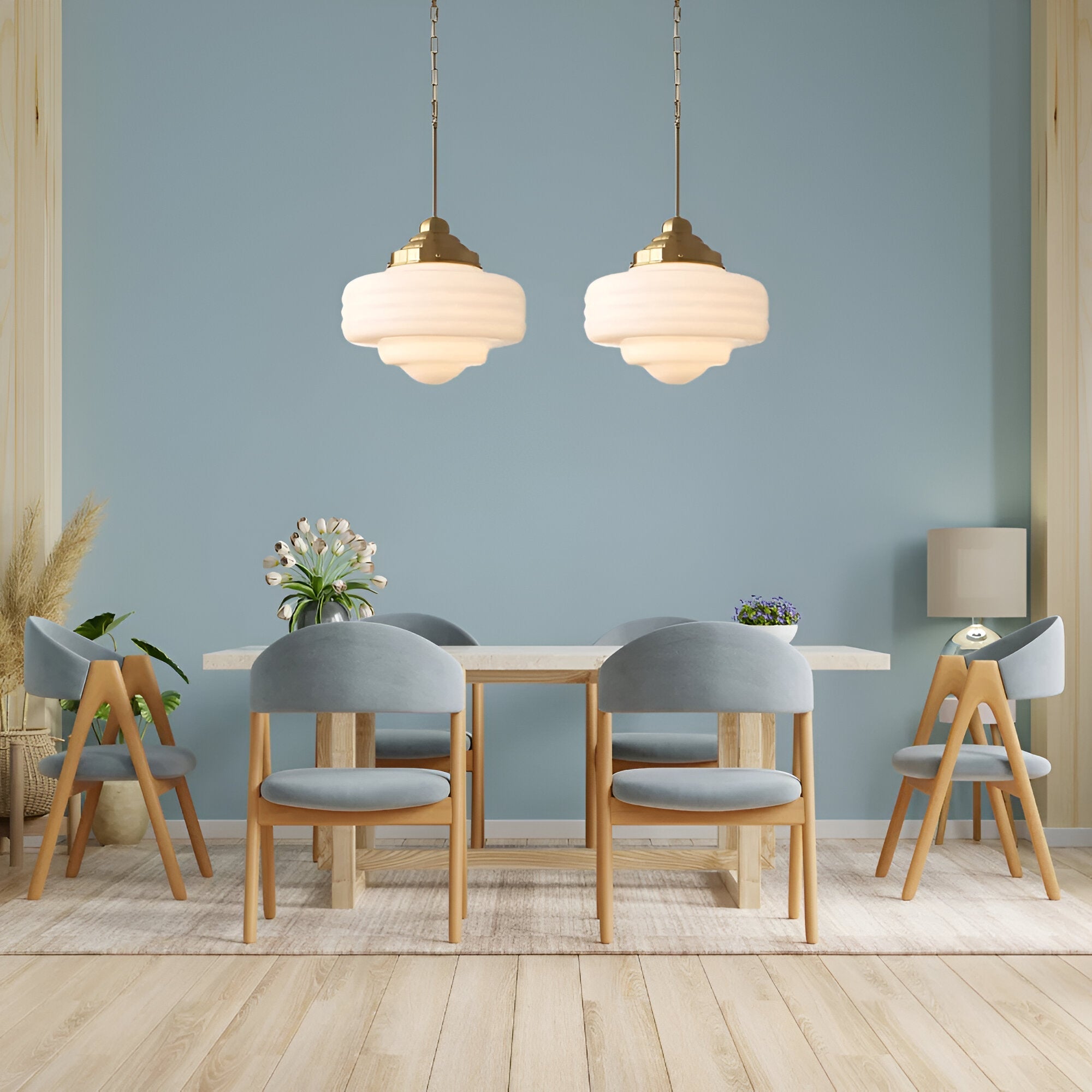 Artisanal Nordic Elegance Minimalist Pendant Light