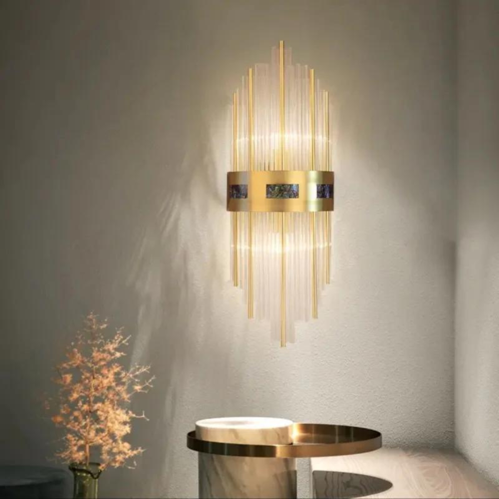 The Sparkling Crystal Wall Light