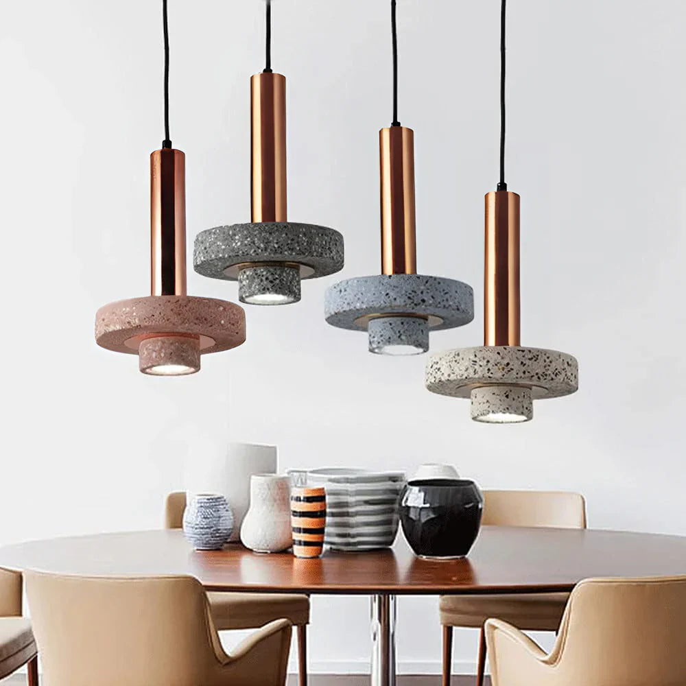 The Colored Terrazzo Ceiling Light
